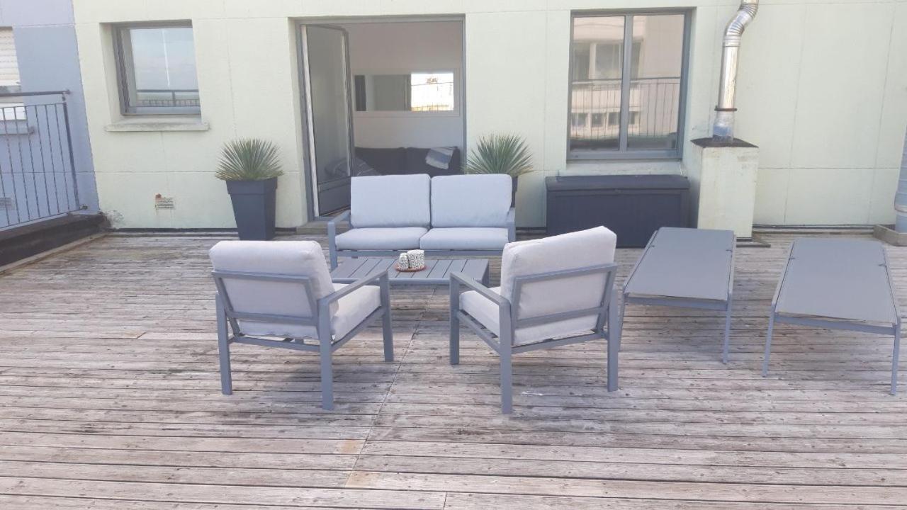 Residence De La Plage Dunkirk Bagian luar foto